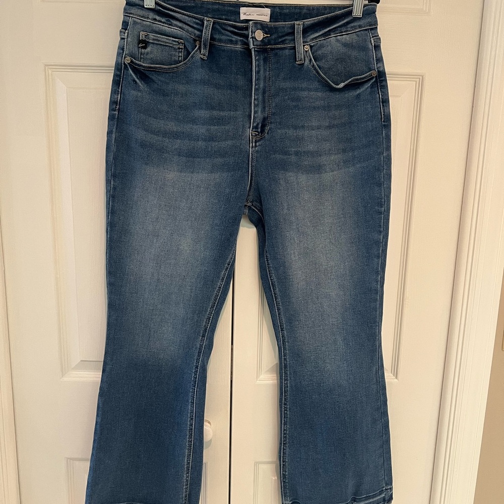 KanCan Dark Blue Flare Jeans